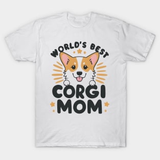 World's Best Corgi Mom Dog Owner T-Shirt